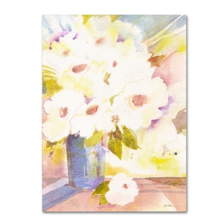 Sheila Golden 'Bouquet In White' Canvas Art,18x24